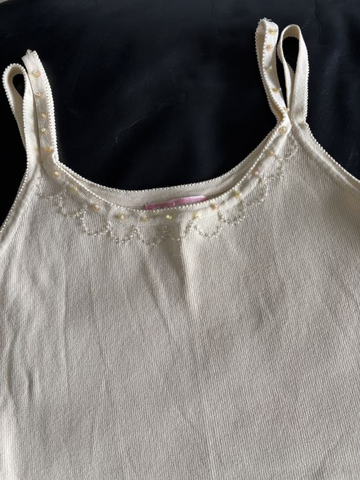 Top dzianinowy żółty s/m