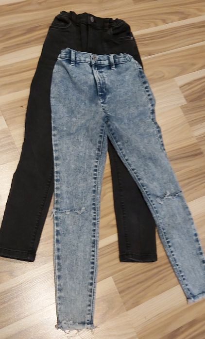 Spodnie jeans dziewczęce