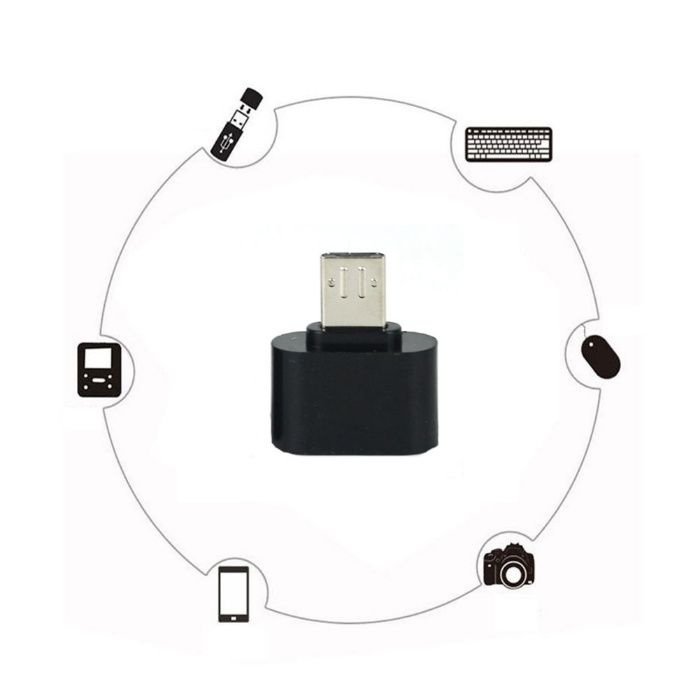 Adaptador Otg micro usb ou usb-c para usb