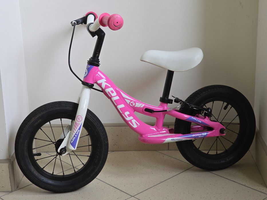 Lekki Rower biegowy różowy Kellys Kite Race 12