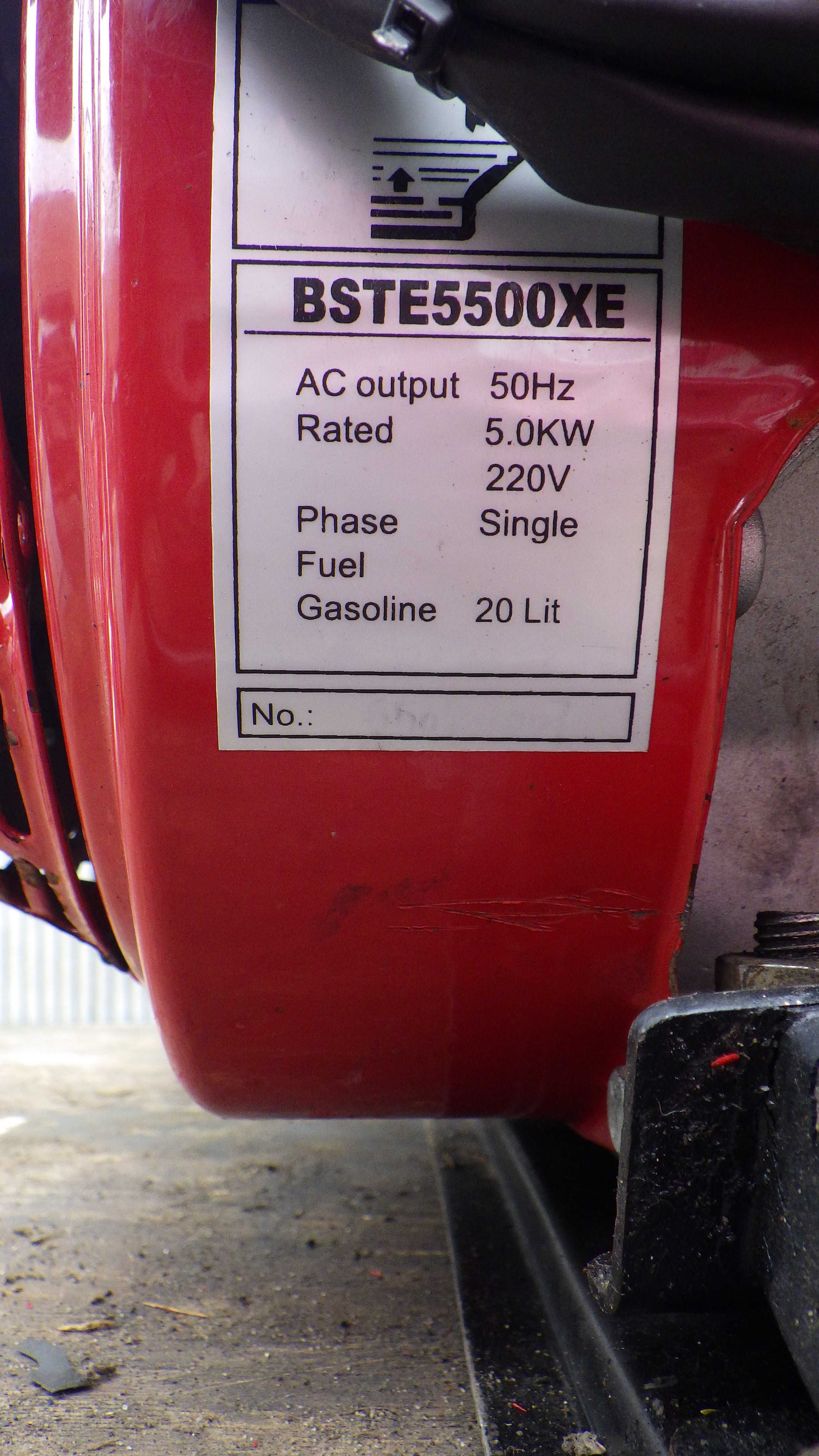 Agregat Generator Prądotwórczy Oryginalny 5.0 Kva / Nie Chinski