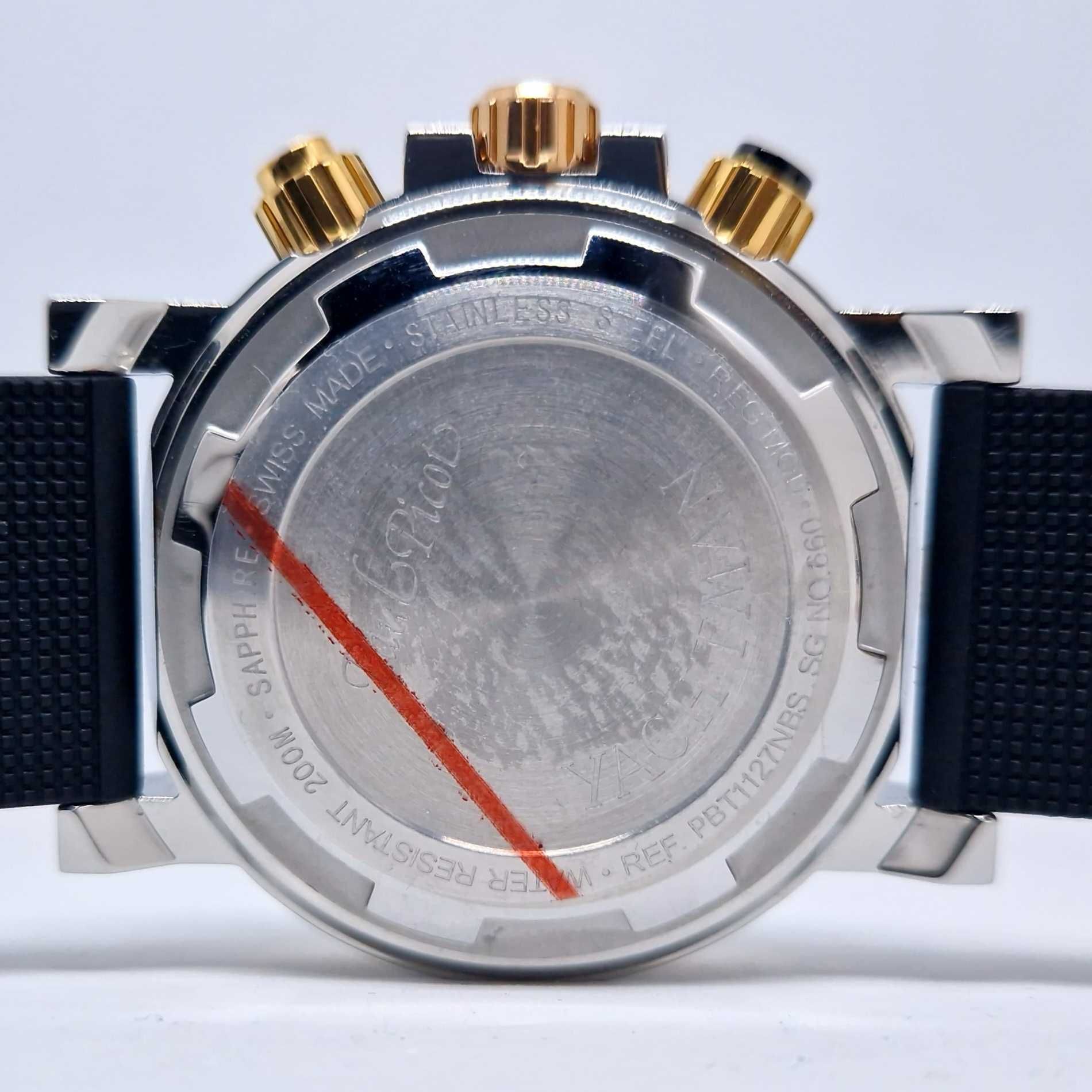Paul Picot Yachtman III Chronograph P1127.SRG.B.3604CM001 steel Gold