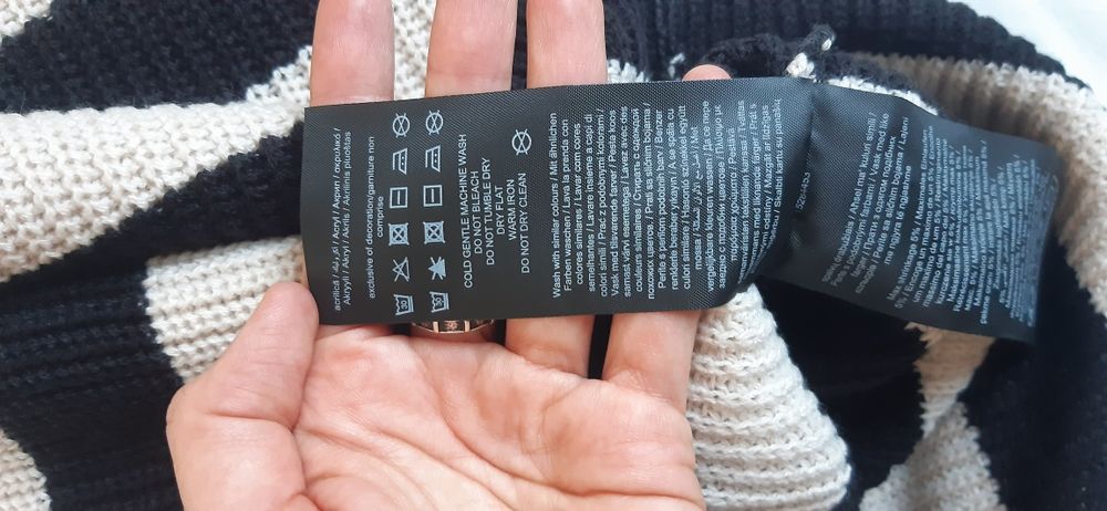 Sweter w paski ONLY rozmiar L nowy z metką