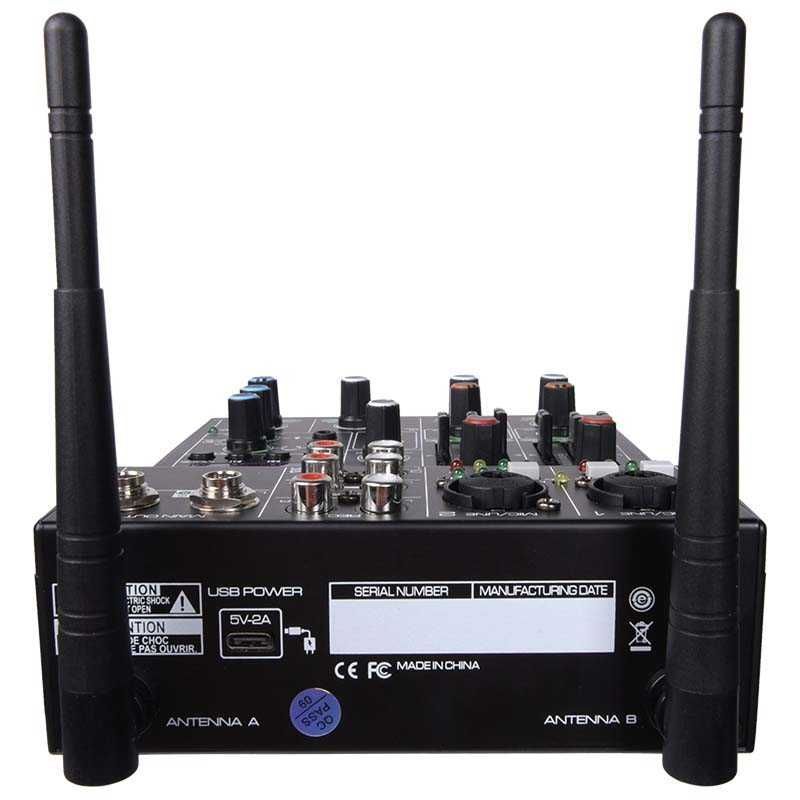 DNA MIXMIC 2 mikser audio USB Bluetooth + 2x mikrofon bezprzewodowy