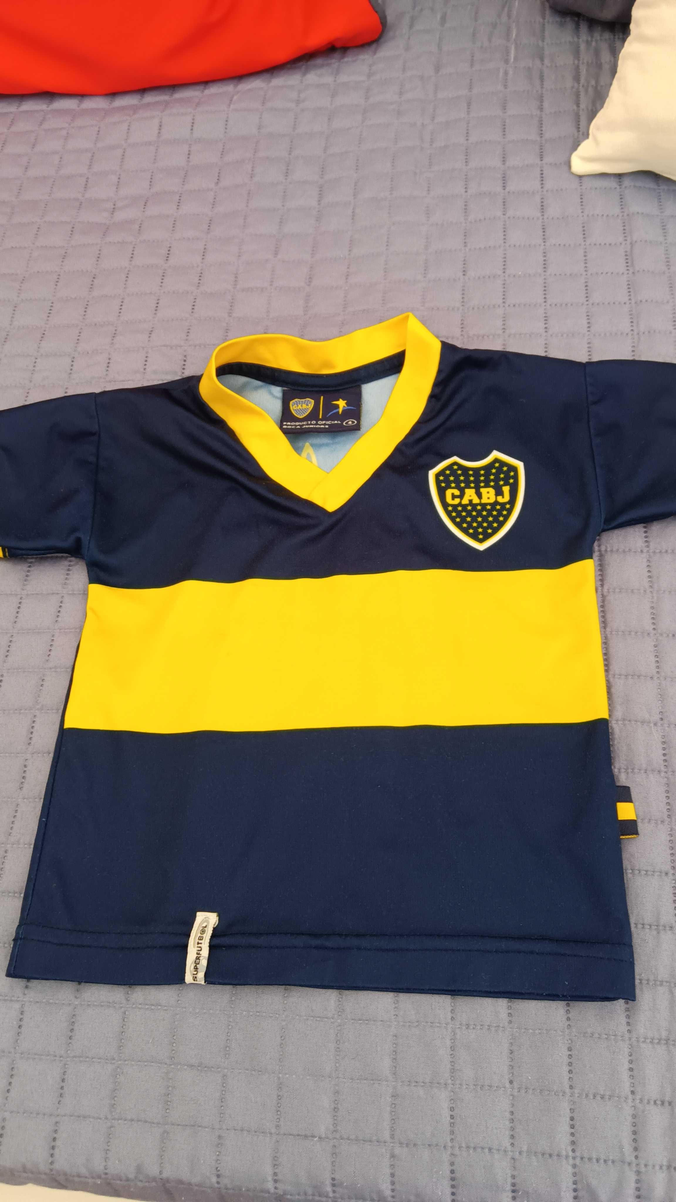 T-shirt boca junior  criança