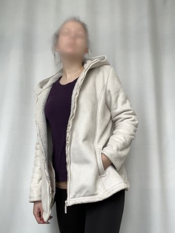 Куртка Дубленка женская ,курточка беж
