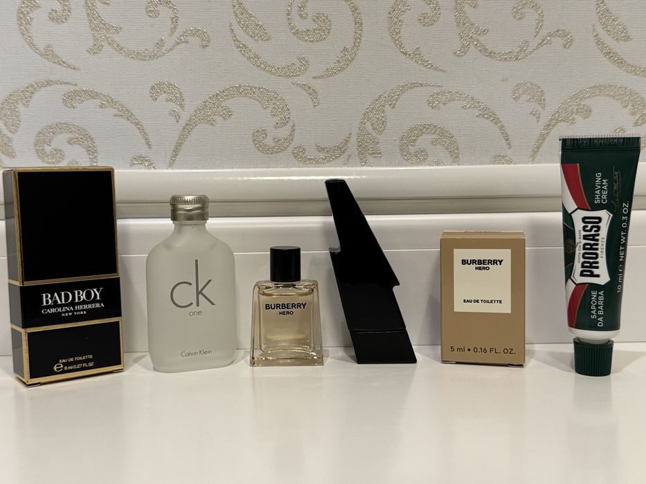 Brocard: люксові оригінальні мініатюри – Burberry, CK One, Bad Boy