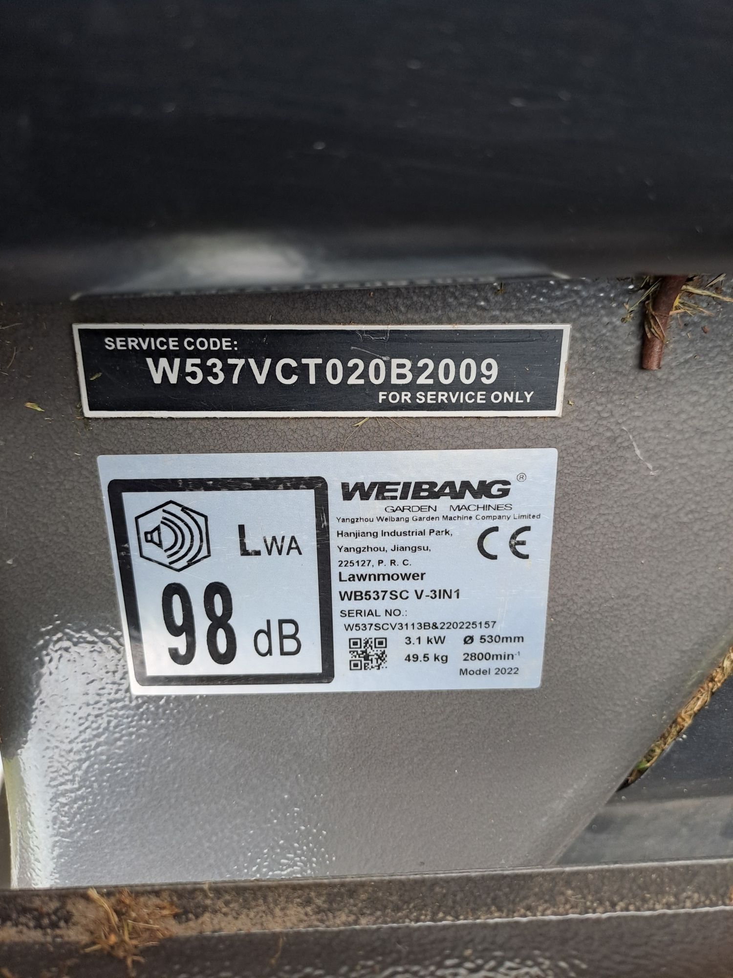 Kosiarka spalinowa Weibang 537