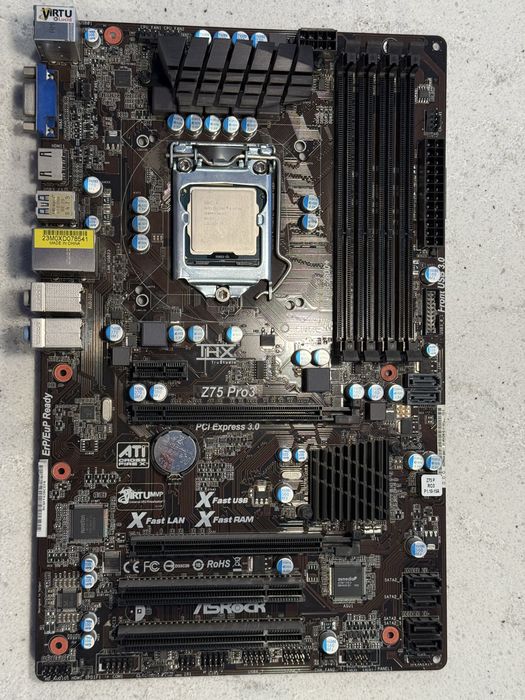 Plyta glowna Asrock Z75 Pro3 + i5 3570K
