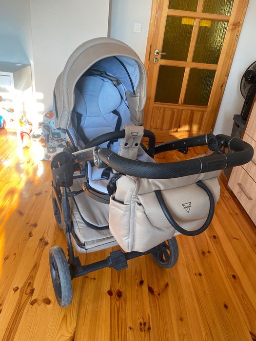 Wózek gondola spacerówka 2w1 junama termo line tex