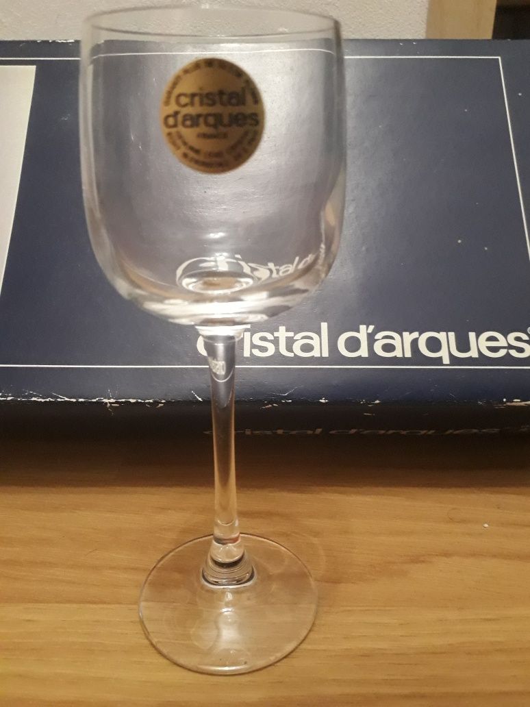 Stare kieliszki Cristal d' arcues kryształowe 6 szt 12cl /18l Cl