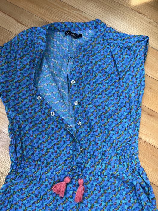 Kombinezon na wiosne i lato dla dziewczynki