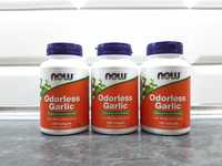 Now Foods, Odorless Garlic (250 капс.), экстракт чеснок без запаха