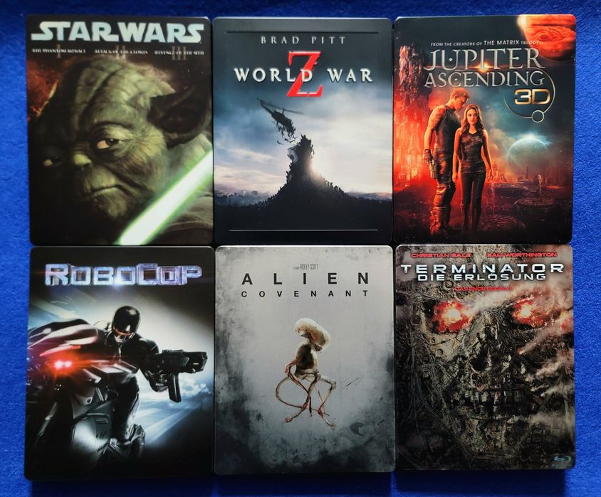 Фильмы Steelbook Blu Ray Star Wars, Alien и др.