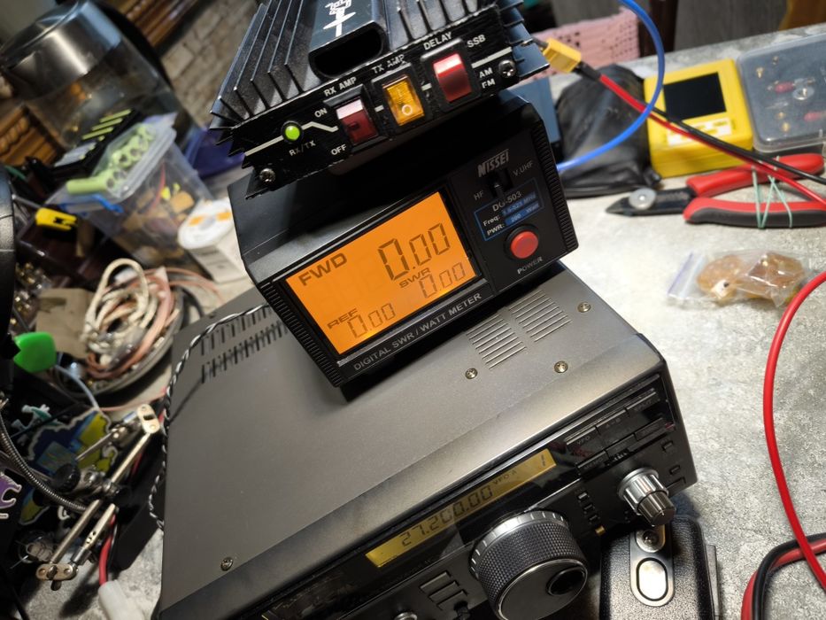 Усилитель мощности 27-28 МГц