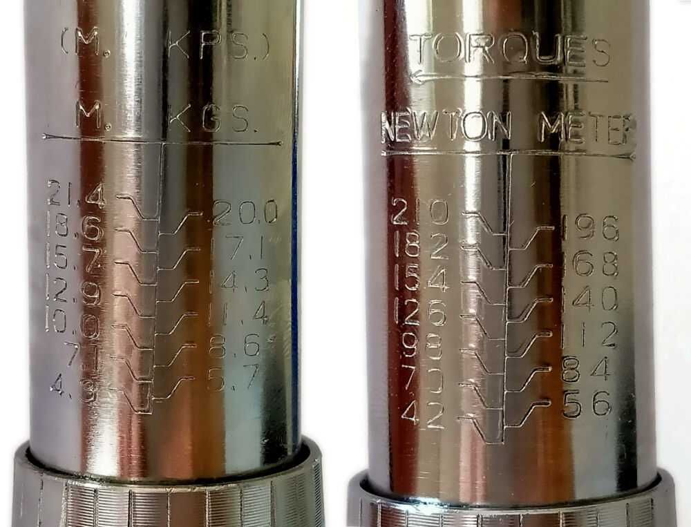 Klucz Dynamometryczny 1/2" 480mm 42-210Nm 20kg z blokadą, do kół