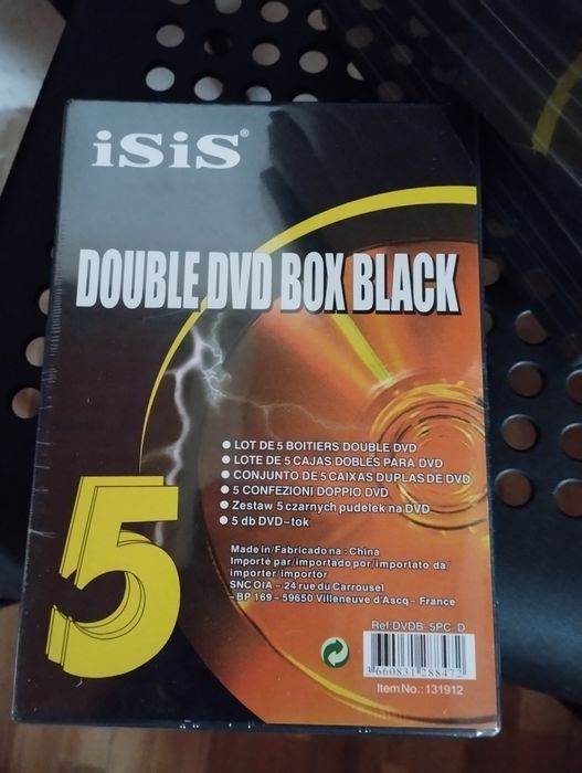 Caixa dupla para CD/dvd