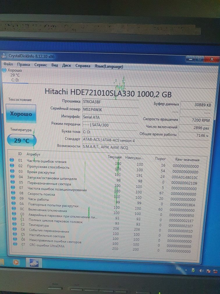 Жорсткий диск Hitachi 1TB