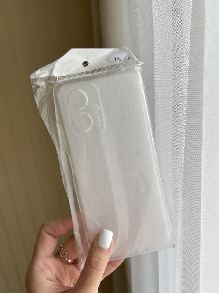 Новый прозрачный силиконовый чехол на Xiaomi note 11T pro