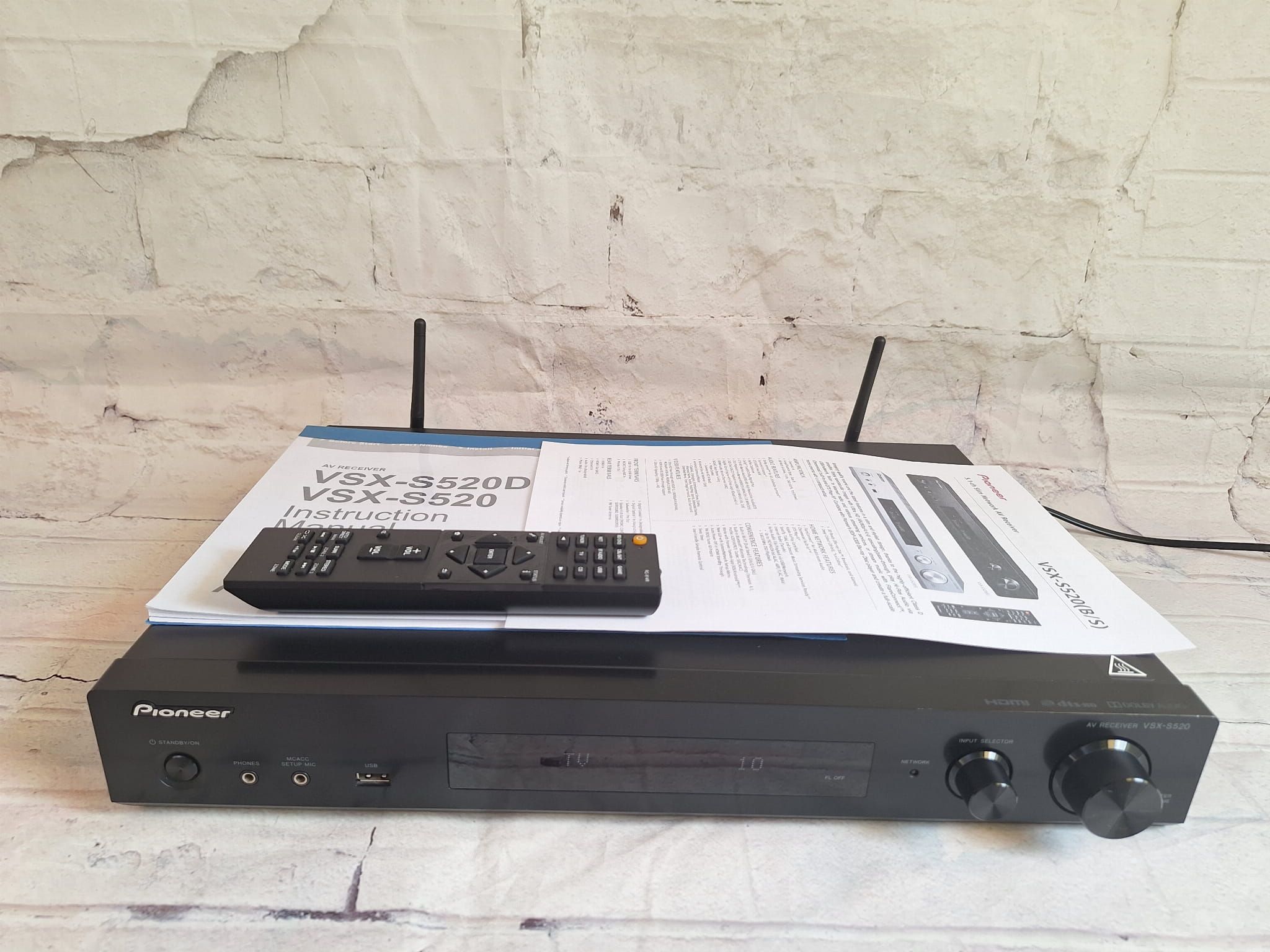 5.1 Pioneer VSX-S520 Wi-Fi BT 4K60p HDR Hi-Res Audio  Spotify