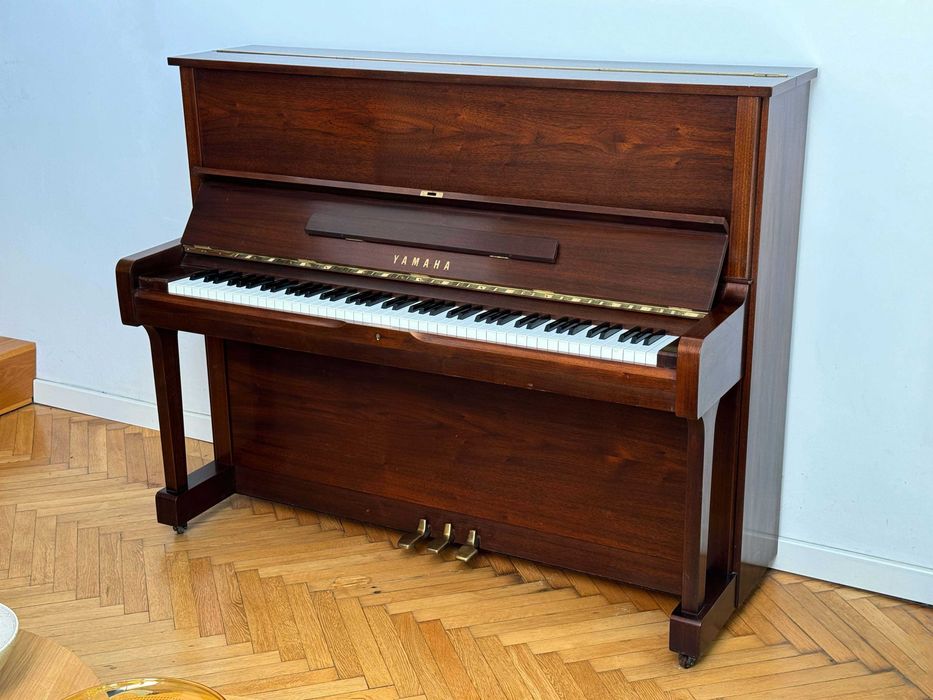 Pianino Yamaha U1 SAW Japonia 1983 system silent orzech mat