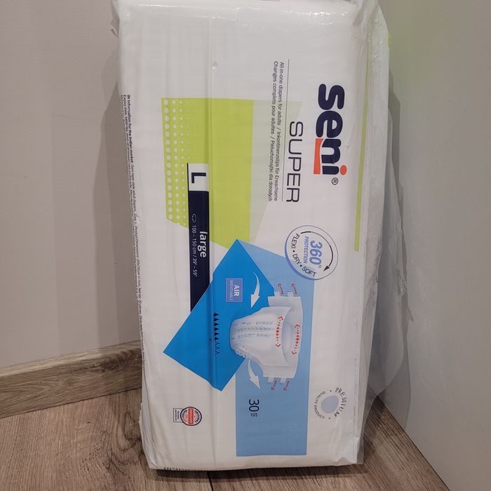 Seni pampersy dla dorosłych r.L pieluchy  30 sztuk