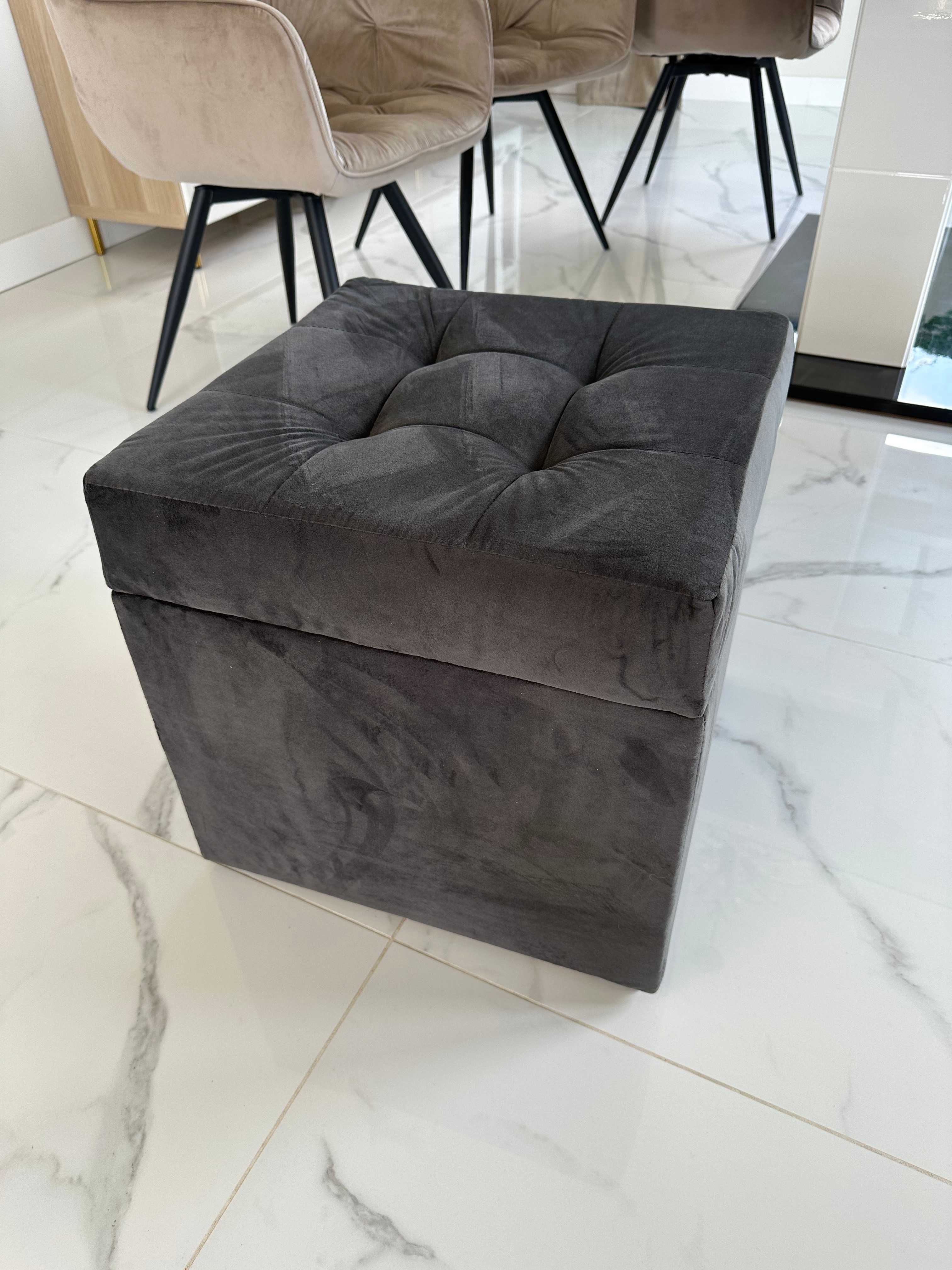 Pufa Zoja 45x45 popiel