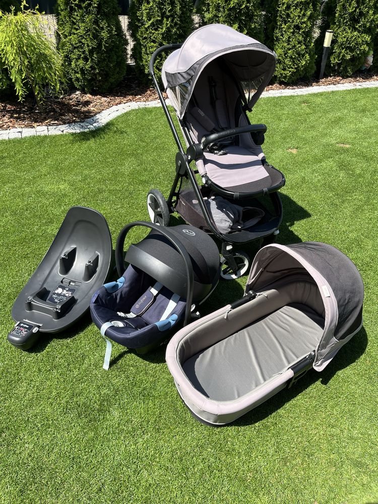 Wózek - zestaw 3w1 Cybex balios M + baza isofix