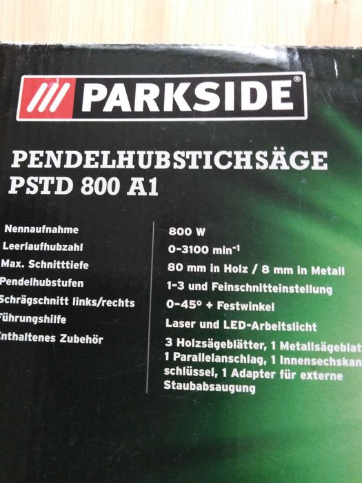 wyrzynarka Parkside  PSTD A 1