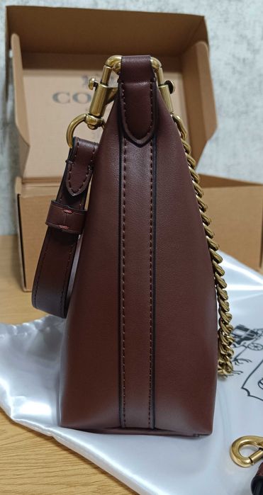 Сумка Coach Juliet шкіряна коричнева