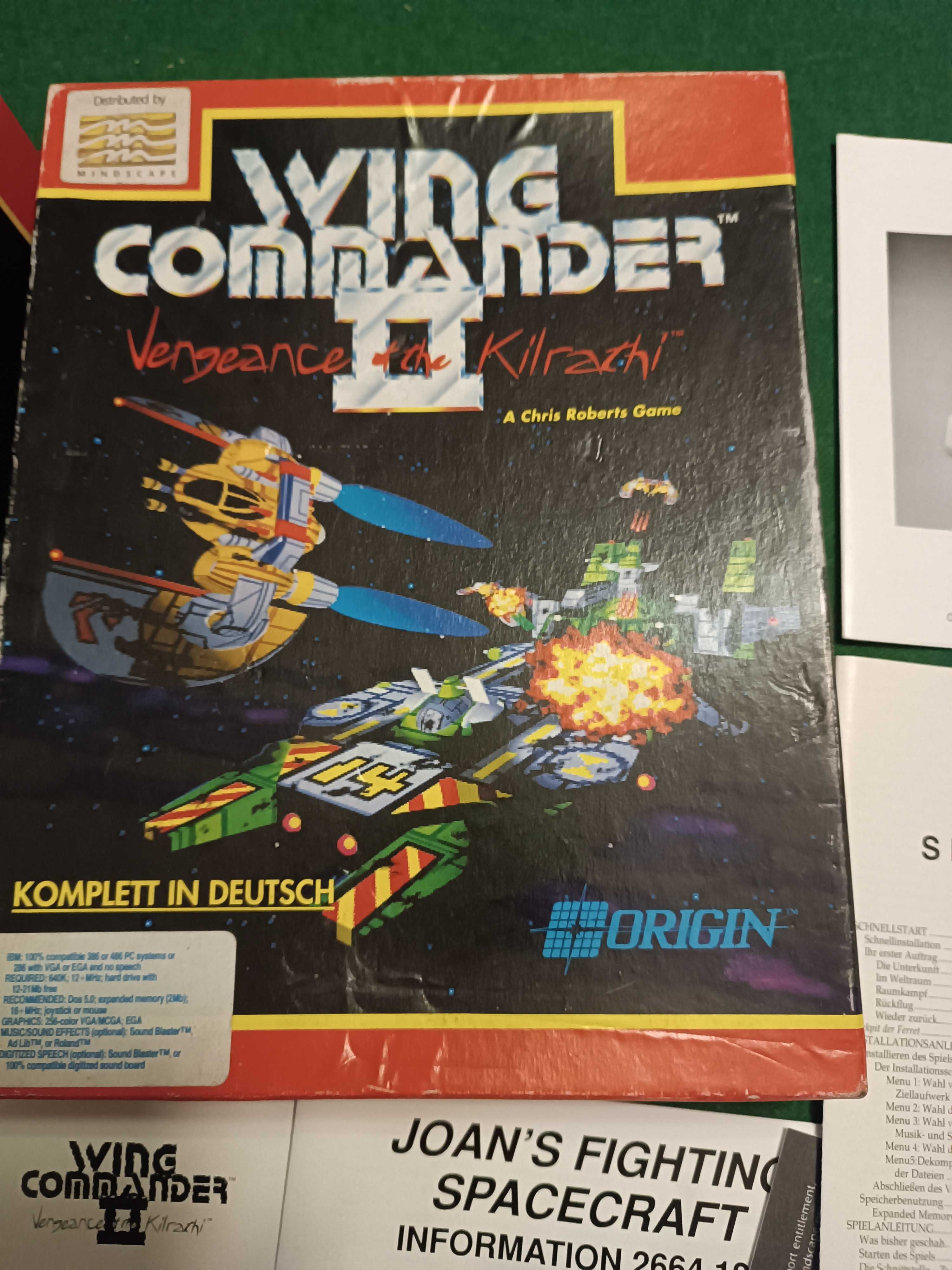 Gra PC - Wing Commander II - Box! - Absolutny Unikat!