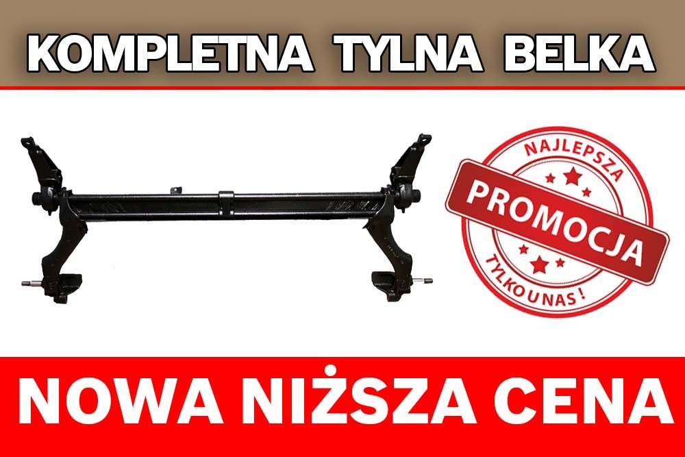 Tylna belka oś Renault Kangoo - 3 lata gwarancji PROMOCJA