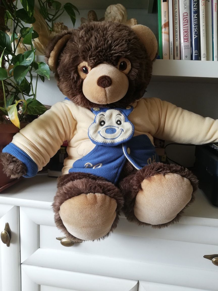 Miś,70 cm + pluszak, kurtka maskotka przytulanka