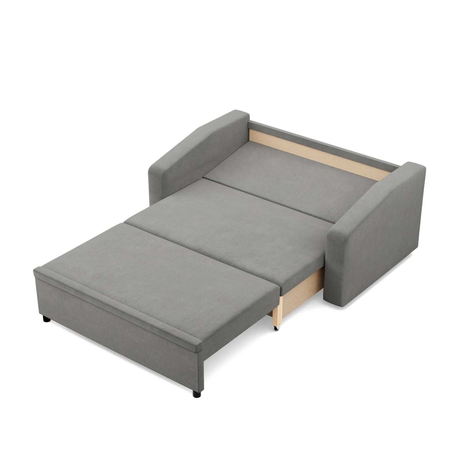 Sofa 2-osobowa z Funkcją Spania Rozkładana Pojemnik Funkcjonalna Neo