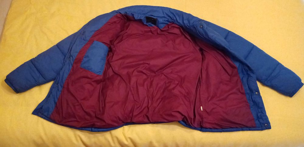 Casaco azul impermeável Mo casual