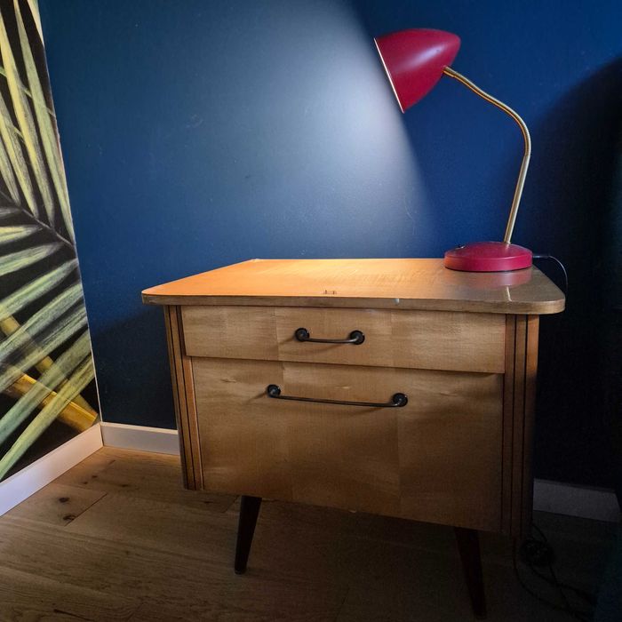 Komplet 2 szafki nocne/ komody vintage retro PRL