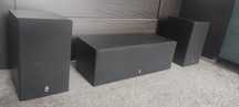 3 kolumny głośniki stereo Yamaha kino domowe i stereo