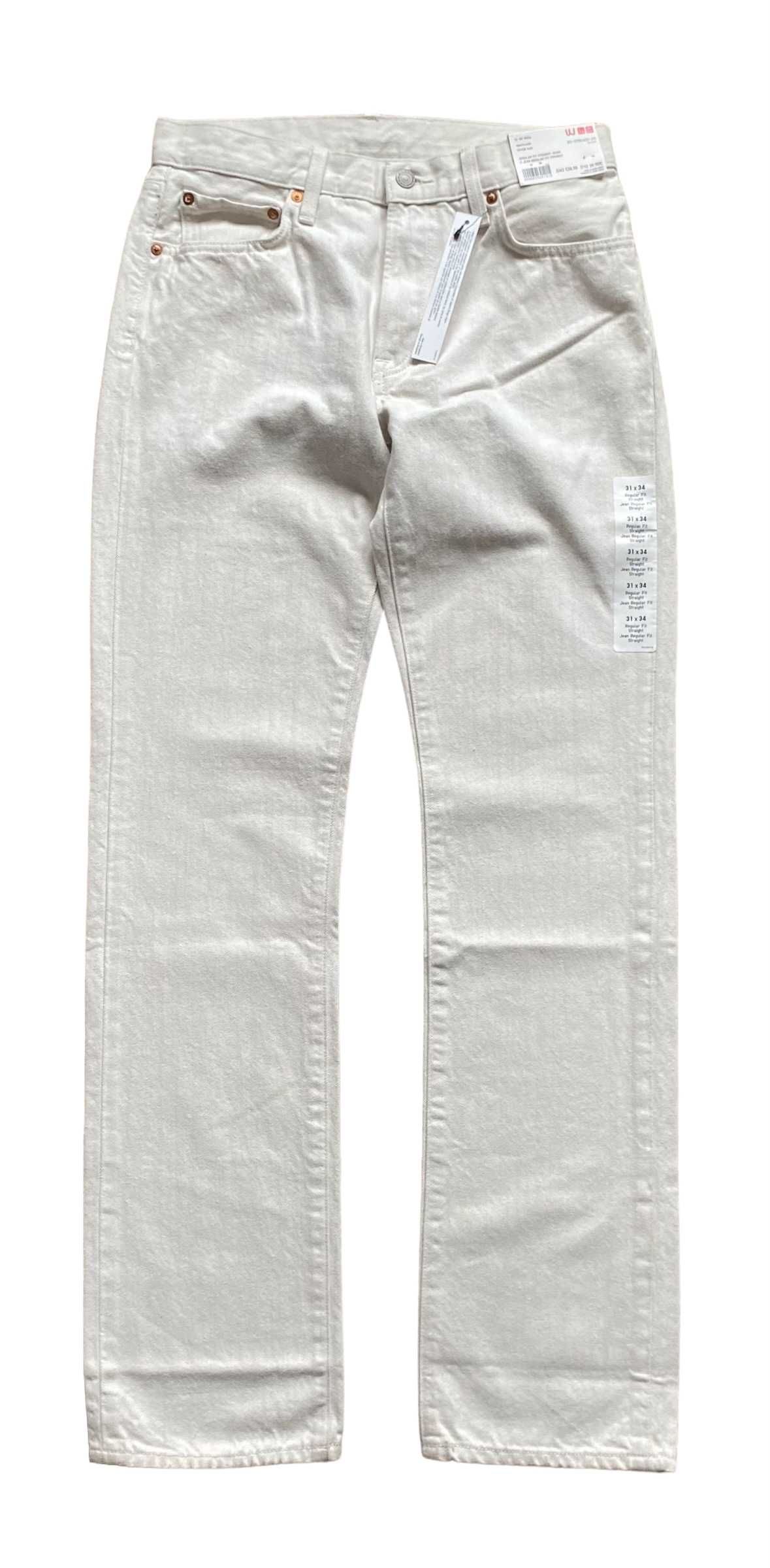 Uniqlo Regular fit straight jeans W31/L34, nowe