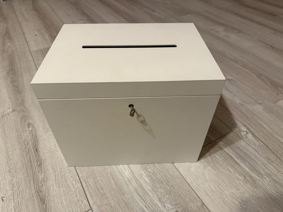 Pudełko (skrzynka) na koperty na ślub