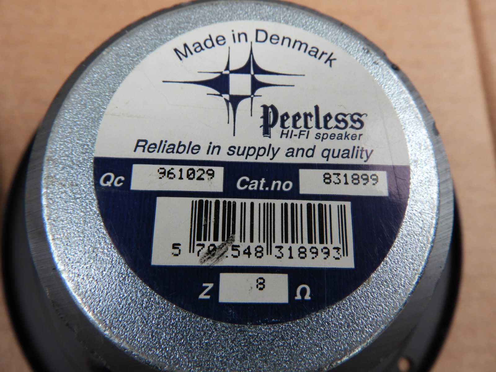 Głośniki basowe Peerless 14,5 cm