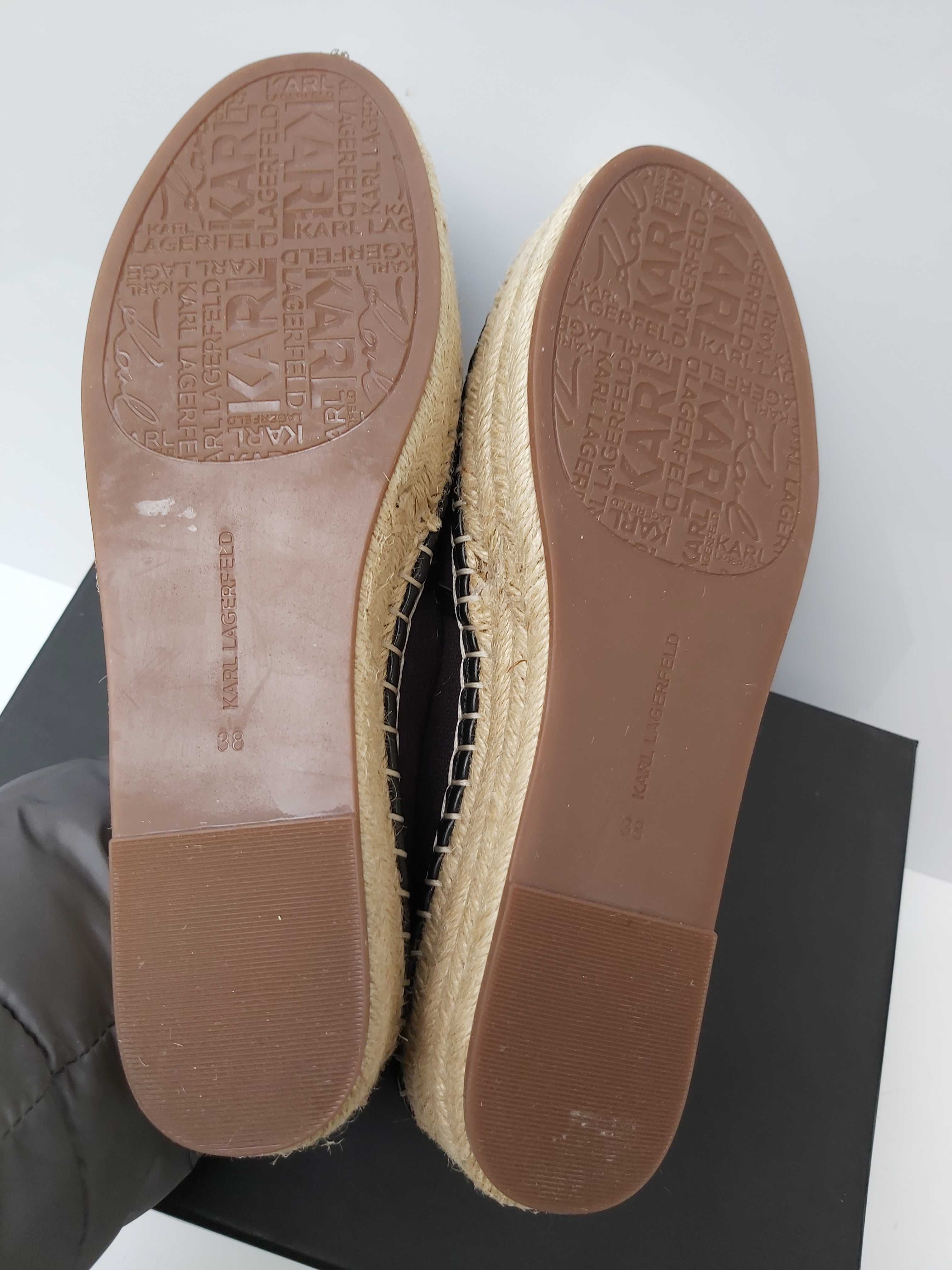 NOWE buty KARL LAGERFELD espadryle rozmiar 38 mokasyny
