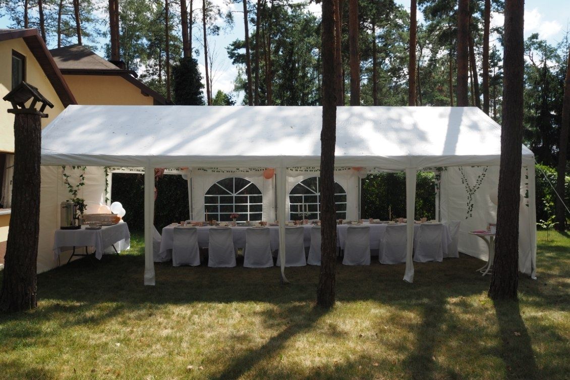 Wynajem NAMIOT PARKIET podłoga grill