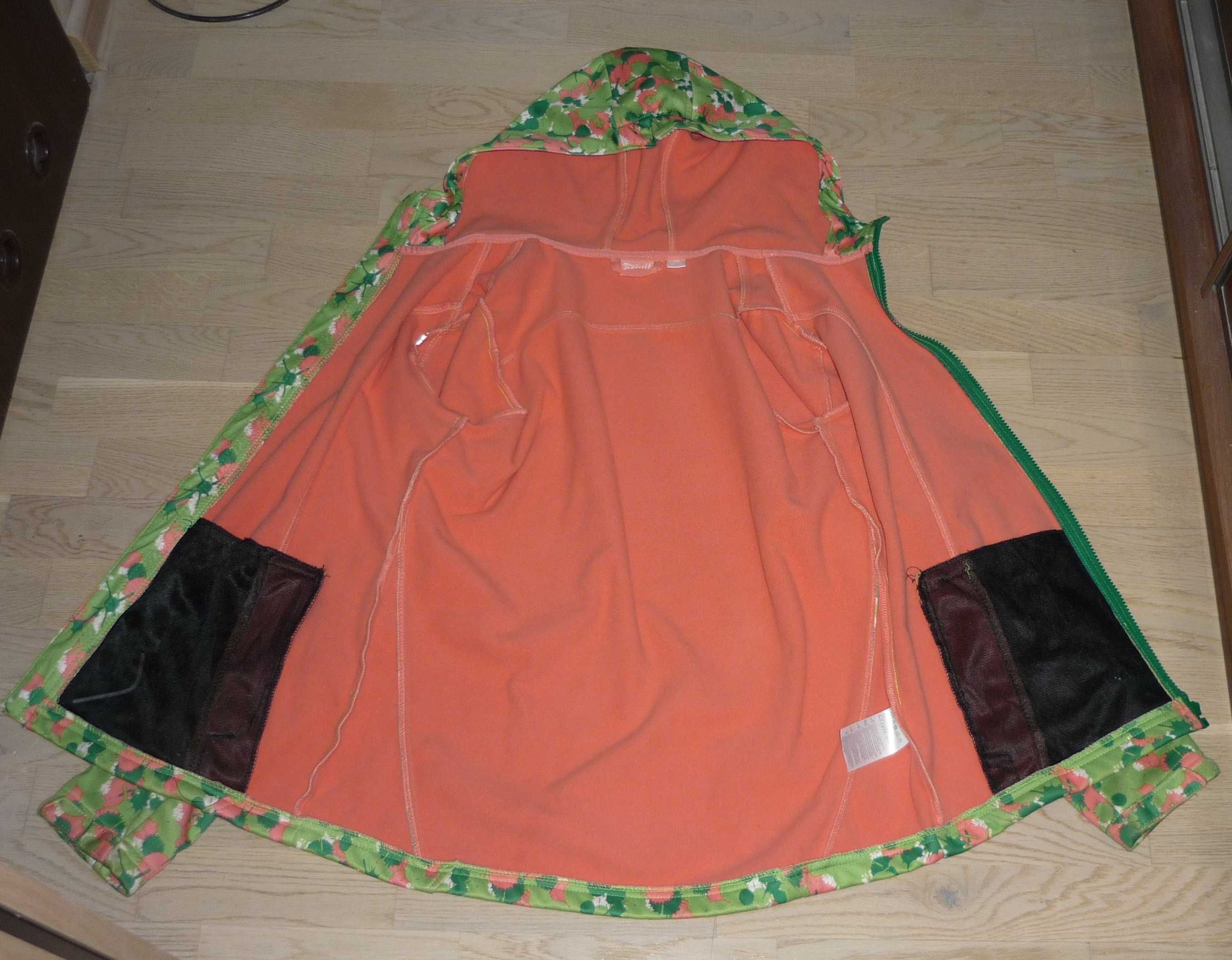 Kurtka z kapturem softshell 12-13 lat Crivit + czapka Bejo Wiosna