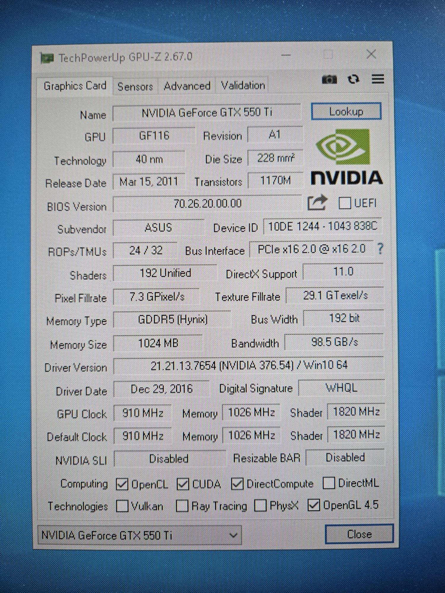 Ігровий Пк/игровой пк/комп'ютер i3 10105f gtx 550 ti,b460,8gb ddr4,ssd