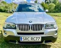 BMW X3 3.0sd beżowe skóry, pamięć foteli, panorama, hak, super stan!