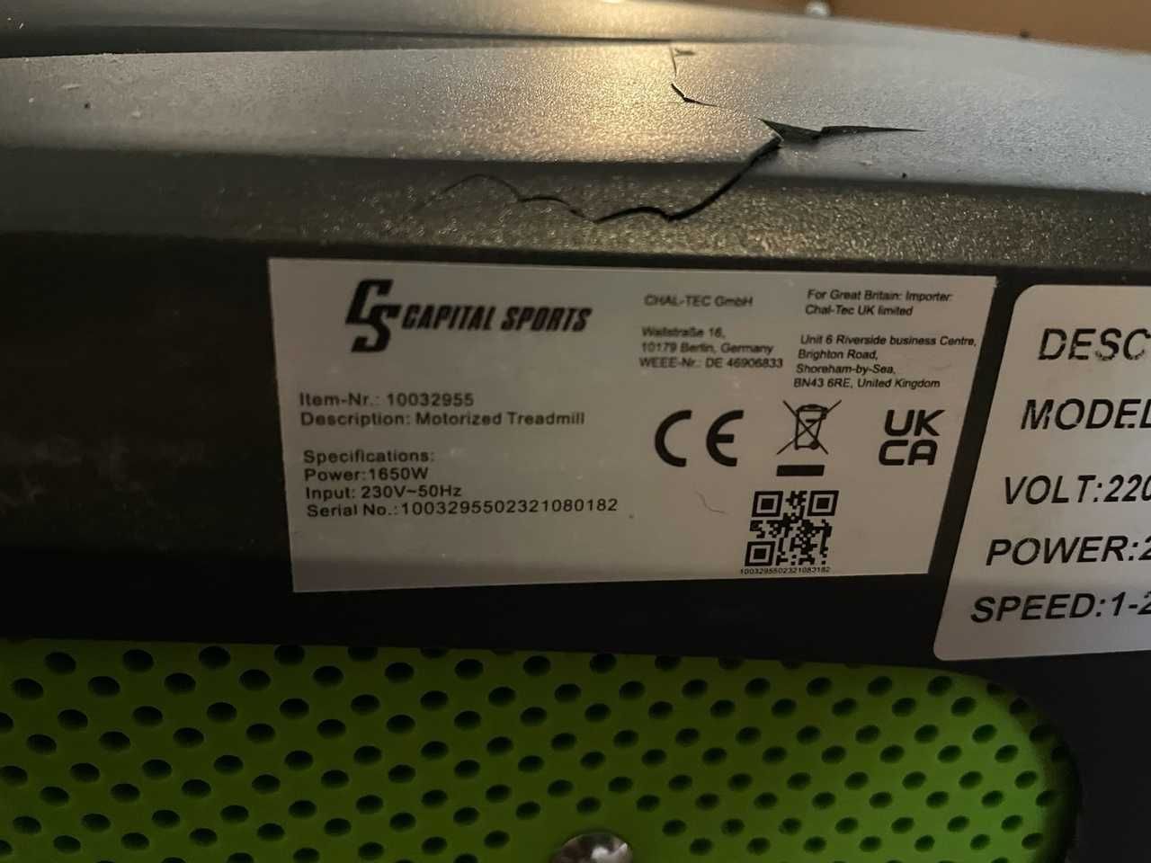 Capital Sports Infinity Pro 4.0 Bieżnia