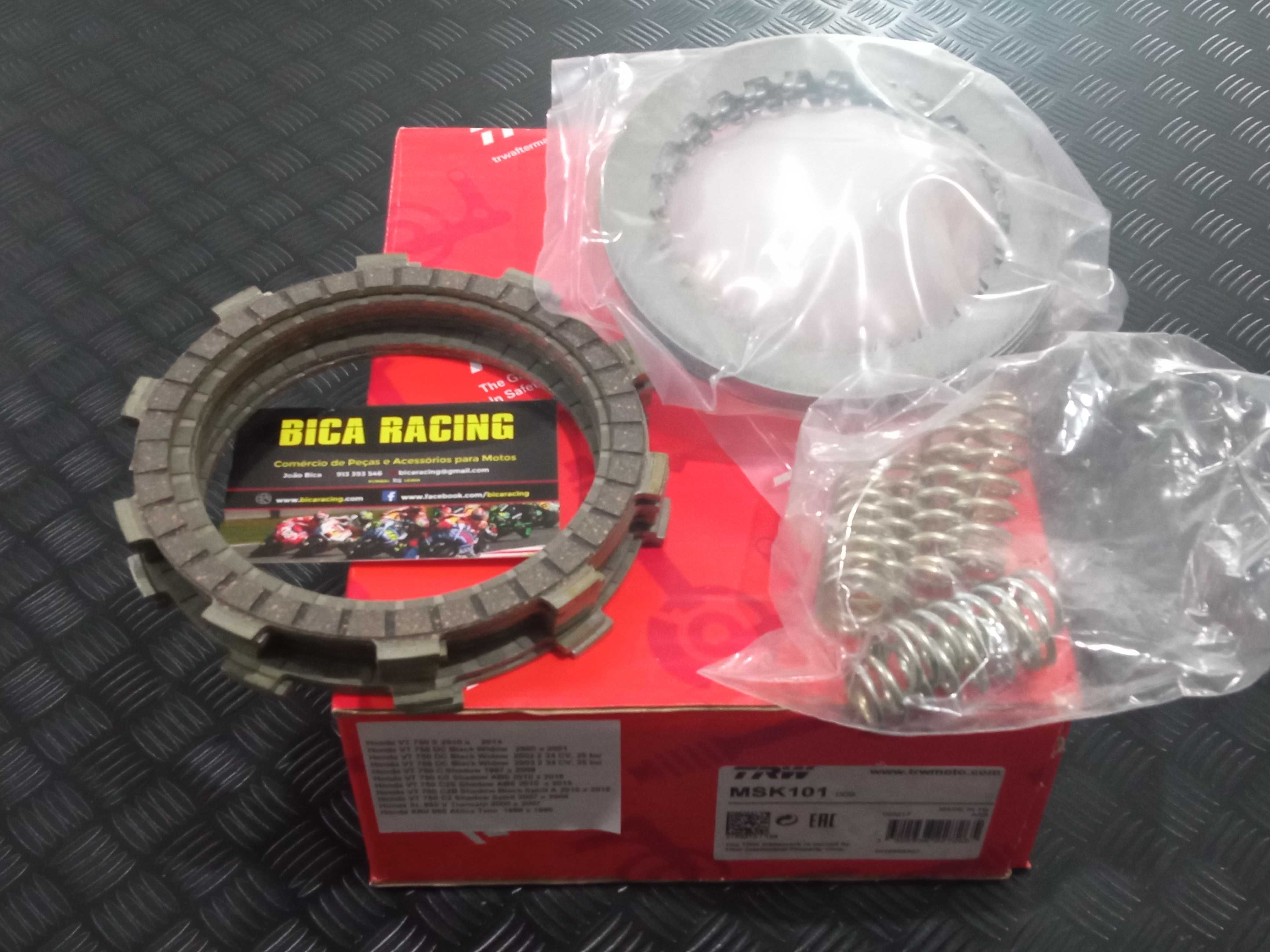 Kit de embraiagem TRW Honda Transalp 650 Africa twin VT750 Shadow