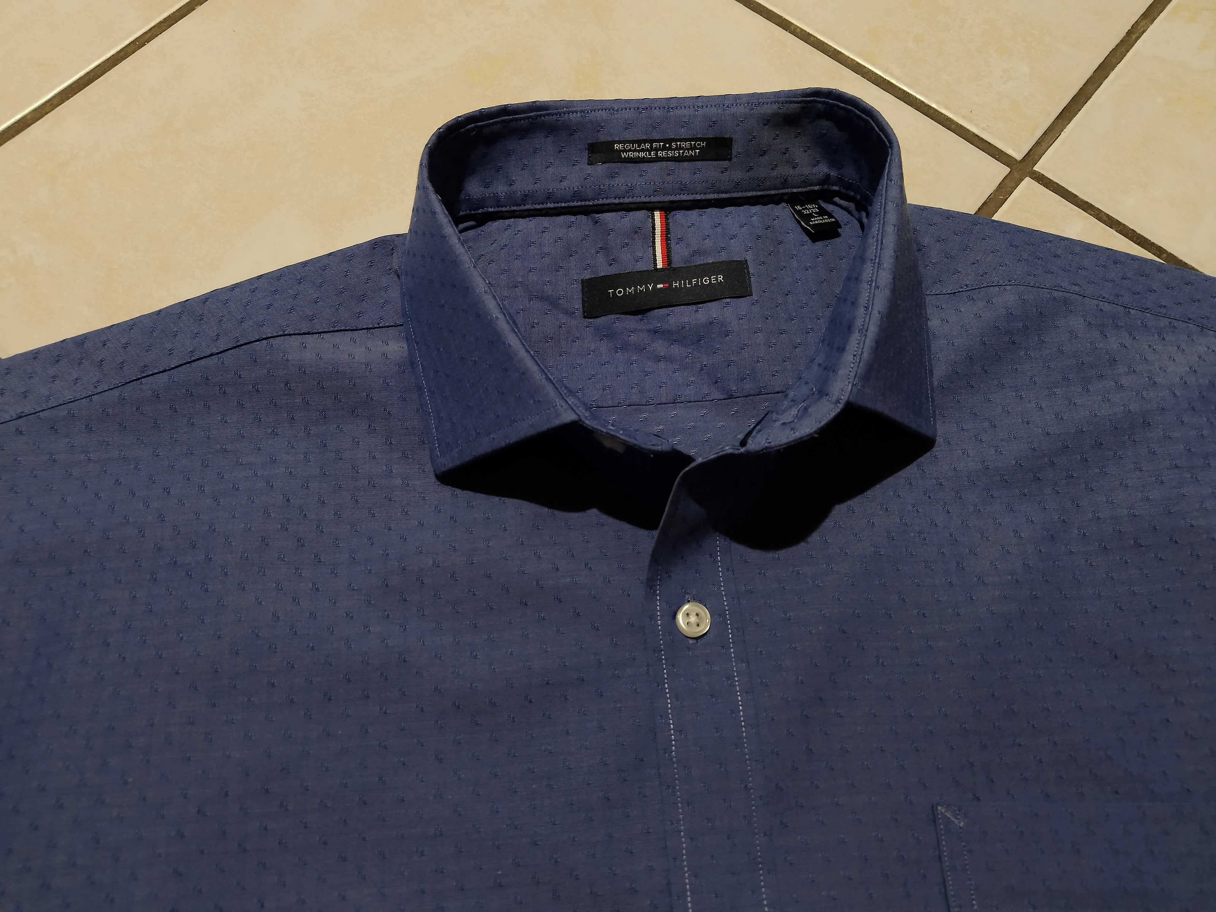 TOMMY HILFIGER USA - NOWA! z LOGO Koszula Męska rozmiar XL