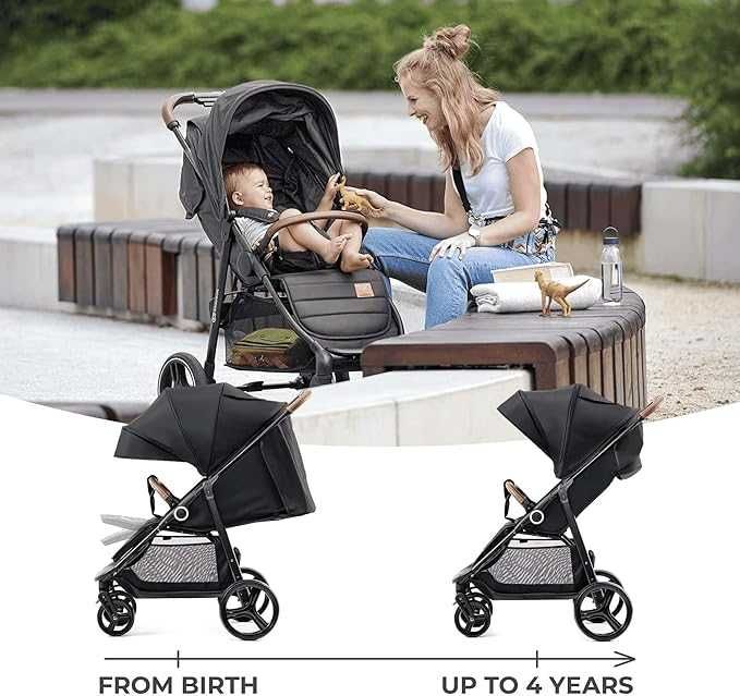 Kinderkraft Grande Plus wózek dziecięcy spacerowy max. 22 kg NOWY