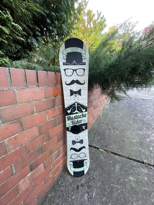 Snowboard Stepchild Mustache Rider
